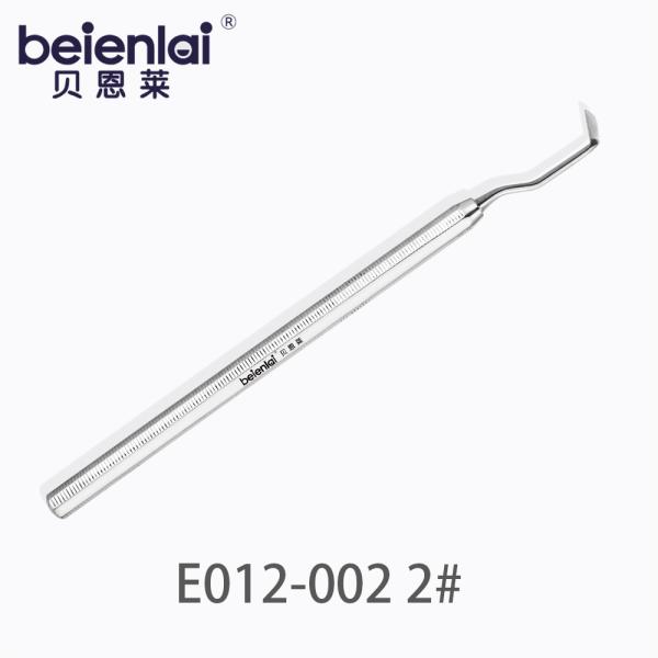 Benlai Gingival Knife E012-002 BJD 2#, Single End, 5.5 Octagonal Handle
